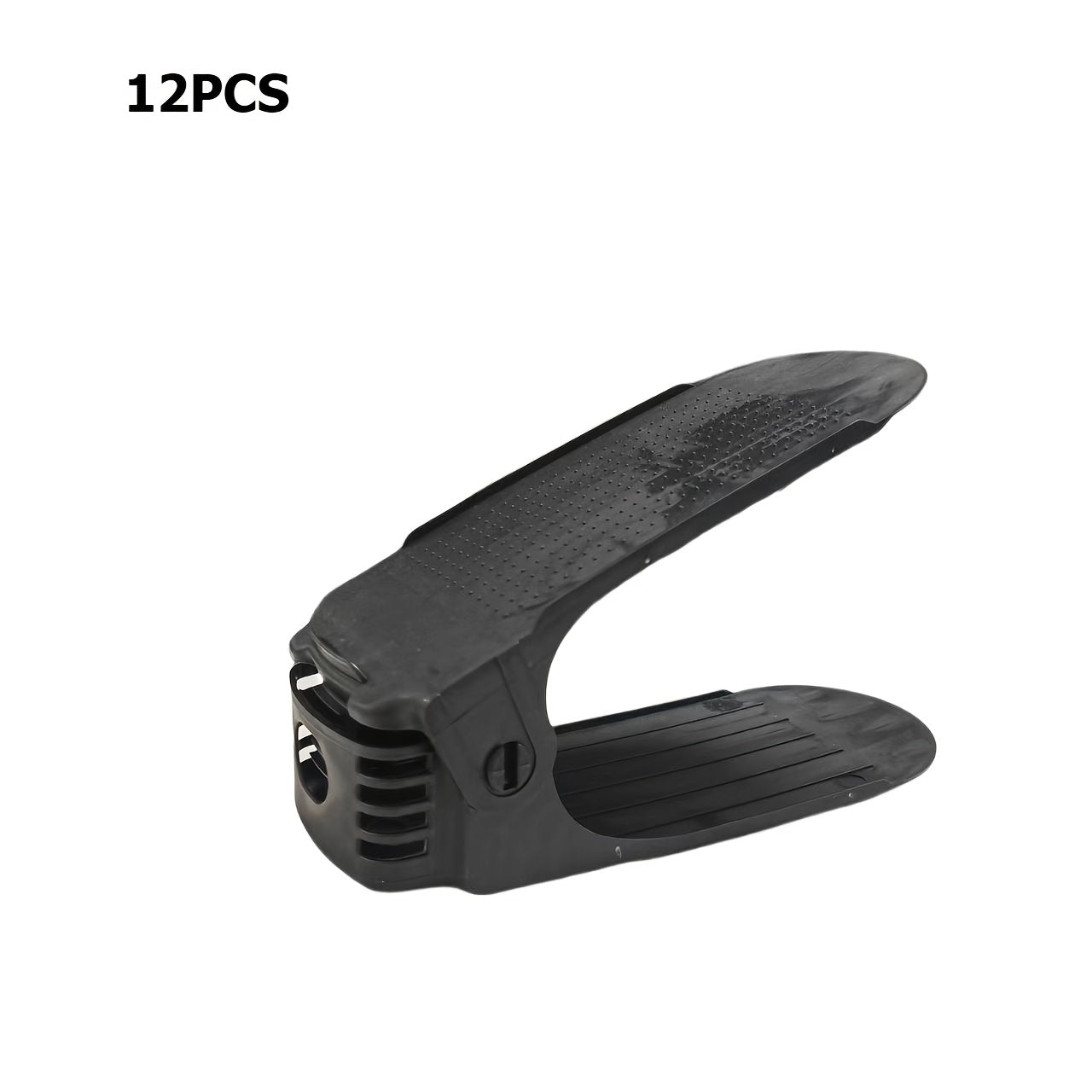 12pcs Space Saving Helper. Second Generation Adjustable Height Space Saving Shoe Rack\u002FShoe Storage Rack\u002FDouble Layer Shoe Holder Storage Rack\u002FShoe Slot\u002FSlippers Storage Rack